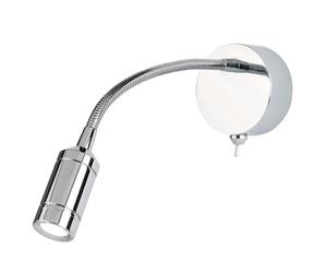LED Wall Light - Flexi Arm - Chrome