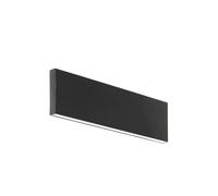 LED Wall Light 'Ignazia' dimmable (Modern) in Black Made of Metal for e.g. Living Room & Dining Room (2 Light Sources,) from Lindby | Wall Lighting, Wall lamp
