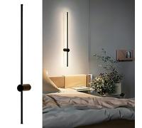 LED Wall Light Modern Indoor Long Strip Black Sconces for Bedroom, Hallway & Living Room - Wall Lamp Lighting Fixture