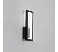 LED Wall Light Modern Metal Wall Sconce Lighting 16W Bedside Wall Lamp, Nordic Rectangle Wall Sconces Indoor Wall Wash Lights for Living Room Bedroom Bedside Hallway