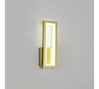 LED Wall Light Modern Metal Wall Sconce Lighting 16W Bedside Wall Lamp, Nordic Rectangle Wall Sconces Indoor Wall Wash Lights for Living Room Bedroom Bedside Hallway