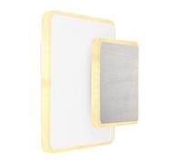 LED Wall Light Silver Small Square Adjustable Spotlight Wall Light White W 20 cm