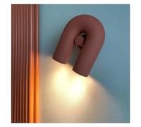 LED Wall Light U Shaped Art Lamps Compatible with Bedroom Bedside Living Room Corridor TV Background Home Indoor Decor Fixture