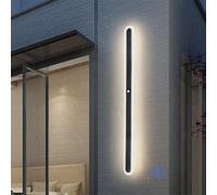 LED Wall Light with Motion Sensor, IP65 Waterproof Acrylic Sconce for Indoor/Outdoor Use, Suitable for Porch, Balcony, Villa, Garage, and Patio, 3000K/4000K/6500K