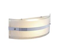 LED Wall Light 'Zinka' (Modern) in White Made of Glass for e.g. Living Room & Dining Room (1 Light Source,) from Lindby | Wall Lighting, Wall lamp