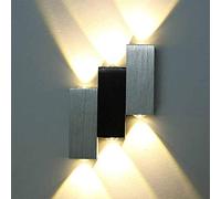 LED Wall Lights 6W Up Down Indoor Wall Lights Modern Aluminum Wall Light for Living Room Bedroom Bedroom Dining Room Corridor bar Coffee Shop hotel Stairs Balcony Warm White Wall Lamps Sconces