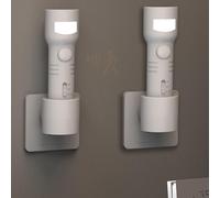LED Wall Lights Indoor with 120° Motion Sensor Wall Lamp USB Rechargeable Portable Wall Sconce Flashlight Wireless Night Lights for Stairway Hallway Bedroom (2 Packs,White)