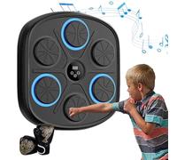 LED Wall Mounted Punching Machine - Electronic Boxing Wall Trainer, Rechargeable Adjustable Speed Punch Bag | Indoor Outdoor Exercise Gear, Boxing Workout Station For Cardio Muscle Reflex Development