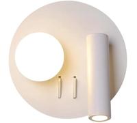 LED Wall Sconce, Indoor Modern Wall Light with Adjustable Spotlight, Acrylic Reading Light Wall Lamp, Home Decor Wall Lighting Fixtures for Hallway Living Room Bedroom