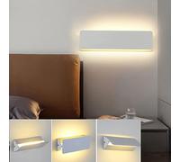 LED Wall Sconce Lamp Up and Down Adjustable Light Beam 3000K Wall Light Modern Indoor Corridor Lights Wall White Lamps Aluminum Wall Lighting for Bedroom Living Room Hallway Stairs Home Night Light