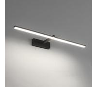 LED Wall Sconce Light Black Metal Mirror Front Linear Modern Minimalist Long Strip Lamp Anti-Fog Interior Decoration Mounted for Dressing Table Bathroom