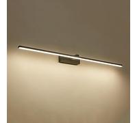 LED Wall Sconce Light Black Metal Mirror Front Linear Modern Minimalist Long Strip Lamp Anti-Fog Interior Decoration Mounted for Dressing Table Bathroom