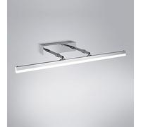 LED Wall Sconce Light Vanity Mirror Retractable Bathroom Cabinet 3-Color Temperature Lamp 180° Adjustable Angle Anti-Fog Frame for Bath Bedroom Make-Up ing
