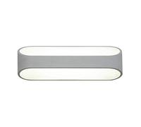 LED Wall Sconce Modern Wall Lamp Up And Down Lighting Fixtures, Aluminum Spotlights Indoor Sconces for Living Room Bedroom Hallway, Double Bevel White Metal Wall Light