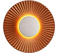 LED Wall Sconce Plug in Cord for Bedroom, Indoor Aluminum Wall Sconces Warm White, Creative Home Decor, Unique House warmging Gift for Bedroom(Gold)