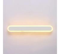 LED Wall Sconce - Ultra-Thin Linear Lighting Fixture with Acrylic Shade, Contemporary Design for Bedroom and Living Room Decor, Energy Efficient