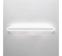 LED Wall Sconce - Ultra-Thin Linear Lighting Fixture with Acrylic Shade, Contemporary Design for Bedroom and Living Room Decor, Energy Efficient