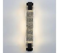 Led Wall Sconces 12W d Lighting Dimmable LED Crystal Bathroom Light Fixture with Bubble Glass Indoor Vanity Lights for Hallway Bedroom Bedside Lamp