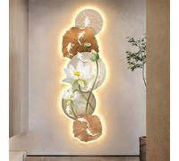 LED Wall Sculpture with Fish Design for Home Decoration