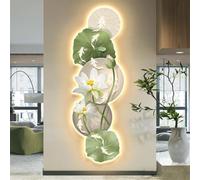 LED Wall Sculpture with Fish Design for Home Decoration