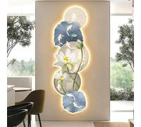 LED Wall Sculpture with Fish Design for Home Decoration