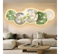 LED Wall Sculpture with Fish Design for Home Decoration