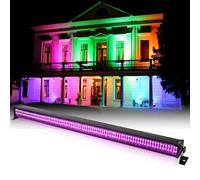 LED Wall Washer Light 120W RGBW DJ Light Bar for Stage, Disco, Party, Church, Wedding - Supports DMX & RDM Control, 336 LEDs for Indoor Events