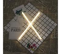 LED Warm White Letters Neon Night Lights Battery or USB Operated LED Alphabet Marquee Light Neon Letters Sign Decorative Words Light for Birthday Wedding Party Christmas Bar Wall Hanging Decor(X)