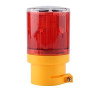 LED Warning Flash Beacon Light, IP65 waterproof Solar Power Emergency Security Alarm Strobe Lamp for Vehicle Truck Tractor Carts UTV Car Bus(Red)
