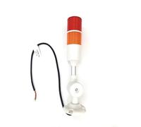 LED Warning Lamp XUNDE Multi-Layer Industrial Signal Lights Red/Yellow Colors Tower Light Machine Equipment Indicator Lights, Sound and Light Alarms, 24V DC (2-Layer)