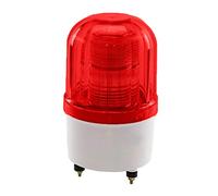 LED Warning Light, 12V Red Strobe Beacon Flashing Lights Rechargeable Emergency Rotary LED Strobe Alarm Lamp Light Siren Belt Voice