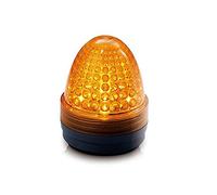LED Warning Light, 24V Silent Strong Light Alarm Signal Beacon for Industrial Agriculture Home Security System - Yellow