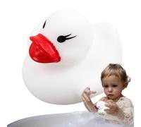 LED Waterproof Animal Bath Toys - Mini Duck Night Light Floaters, BPA Free Material, Fast USB Charging | Fun Preschool Shower Water Toy Set For Beach Tub Play