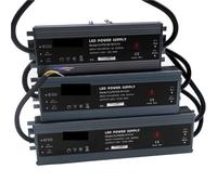 LED waterproof strip power supply IP67 45W/60W/100W/120W/150W/200W/250W/300W transformer 175V~240V to DC12V 24V(250W,DC24V)