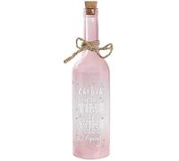 LED WINE OCLOCK AGAIN PINK LIGHT UP BOTTLE