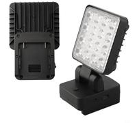 LED Work Lamp 1200LM Compatible with BAT622 BAT609 | Adjustable head, 330 rotation, 90 tilt, fits for bosch 18V, for ideal for auto repair