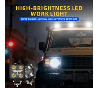 LED Work Light 12-80V High Brightness for Offroad | High intensity output, low power consumption, ABS shell, fits offroad vehicles, night visibility