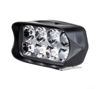 LED Work Light 12V Waterproof IP67 for Motorcycle(8 lights - white) | IP67 sealed rating, sand and rain for proof, advanced LED chips, 12V system compatible, motorcycle front mount