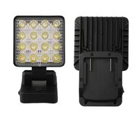 LED Work Light 18V Cordless Power Pack Lamp Adjustable Angle Torch