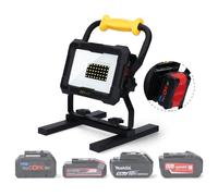 LED Work Light 20W 2000Lm 5000K For Exchange Battery Bosch Makita Metabo Einhell