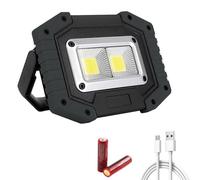 Led Work Light, 30w Rechargeable Work Light, Led Portable Waterproof Led Flood Lights For Outdoor Camping Hiking Emergency Car Repairing And Job Site