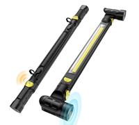 LED Work Light【AUTO ON/Off】 3000LM 5200mAh Under Hood Inspection Lamp with Hooks, Cordless Portable Rechargeable Magnetic Work Light for Mechanic/Car Repairing/Garage-Yellow