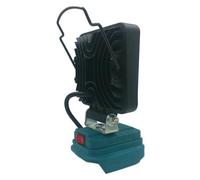 LED Work Light for 18V Li-Ion Batteries, Portable Handheld Tool Light with USB Charging Port, Rotatable Lamp Head for Outdoor, Workshop, and Field(B)