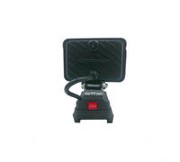 LED Work Light for Battery, Portable Camping Light with Compact Design, 15cm x 11.5cm, Black ABS Construction, Powered for Outdoor Use(Dual USB Model)