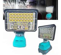 LED Work Light for Makita 18V Battery, 60W 4500LM Portable Flood Lights Jobsite Light Spotlight Tool, Cordless LED Wide Beam Flashlight for Repairing, Outdoor, Camping, Fishing, Emergency (No Battery)