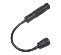 LED Work Light Outdoor, Multifunctional BBQ Telescopic Flexible Hose 360° Bend Magnetic Focusable for Camping Professional Lighting(A2407)