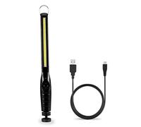 LED Work Light Rechargeable COB Work Lights, Slim USB Inspection Light LED Work Lamp with Rotary Switch & 360°Swivel Magnetic Base & Hook for Car Repair Home Use Workshop Garage Emergency