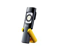 LED Work Light , Rechargeable Work Light with Magnetic Base, Portable Flashlight with Clip, Hook and 180 Rotation Stand