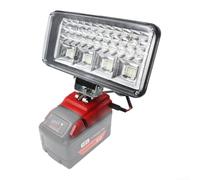 LED Work Light with Clip for 18V Lithium Batteries Perfect Solution for Portable Lighting Needs (8 inches)