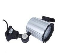LED Working Light Efficient 12W CNC Machine Lamp for Industrial Tool Base Fixed Scenarios Silver+Black Plastic+Aluminum Alloy 11.4in 29cm Indoor/Outdoor/Playground